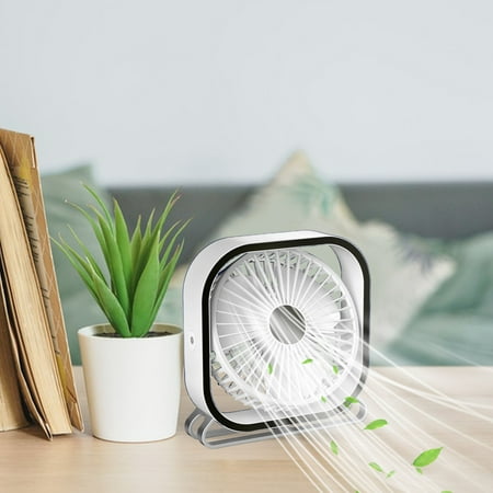 

LuoYinDa Pedestal Fan with 20 USB Fan Portable Mini Quiet Fan Desk Fan with 3 Adjustable Speed Small Fans with for Desktop Car Home office Travel