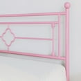 thumbnail image 3 of Sha Cerlin Pink Full Size Metal Platform Bed Frame with Victorian Vintage Headboard, 3 of 10