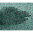 thumbnail image 4 of oneOone Viscose Chiffon Fabric Leaves & Swirl Block Print Sewing Fabric BTY 42 Inch Wide, 4 of 4