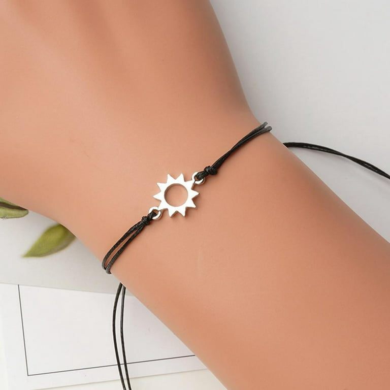  Best Friend Charm Wristbands for Women 3 Pcs Matching