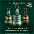 thumbnail image 3 of Tres Generaciones Plata Tequila, 750 ml Bottle, 40% ABV, 3 of 8