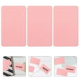 thumbnail image 1 of OULII 100 Pcs Cartes Vierges DIY Papier Rose pour Travailleurs de Bureau, 1 of 7