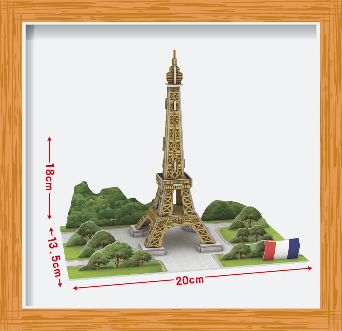 DENTT Eiffel Tower France Building 3d 