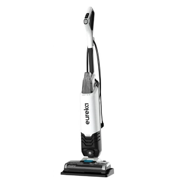 Eureka Lightweight Multi-Surface Corded Wet/Dry Vacuum Cleaner & Mop, Self-Cleaning System, Hard Floors and Area Rugs, Black & White