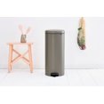 thumbnail image 4 of NewIcon Pedal Bin, 30L, Plastic Bucket Platinum, 4 of 4