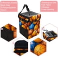 thumbnail image 2 of Basketball Foldable Car Trash Can with Lid, Leak-proof, Hanging Storage Bag - Car Trash Bin, Trash Can for Car, Car Garbage Can, 2 of 6