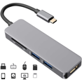 thumbnail image 1 of Adaptador Tipo Usb 3.0 Tipo C, Hdmi 4k Sd 5 En 1 Levamdar 2033574, 1 of 8
