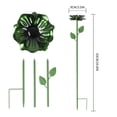 thumbnail image 2 of Japceit Flower Shaped Metal Water Feeder Stake Butterfly Bee Drinker for Outdoor Garden Patio Yard Ornament, 2 of 5