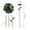 Green, variant on Tuscom Metal Garden Insect Water Feeder Flower Shape Ground Stake, Outdoor Pollinator Drinking Station for Bees Butterflies Small Birds, Rustproof Waterer