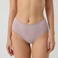 thumbnail image 3 of Women's Cotton Stretch Underwear Comfy Mid Waisted Briefs Ladies Breathable Panties, 3 of 6