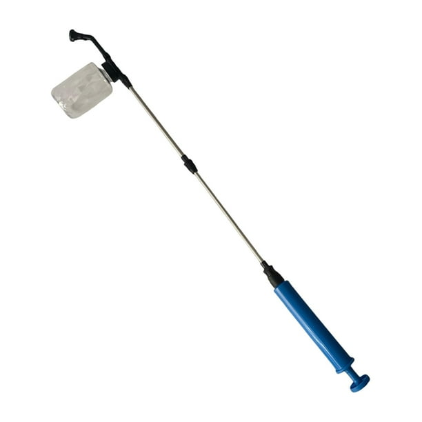 Plumero ajustable de 36,6 pulgadas para árboles frutales, plumero manual de acero inoxidable para interiores 500 ml