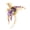 Purple, variant on Stunning Pink Beaded Flying Bird Crystal Phoenix Rhinestone Brooch Costume Pin