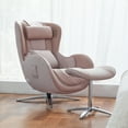 thumbnail image 5 of Nouhaus Heated Classic Massage Chair Full Body and Spot Massaging Recliner with Ottoman, Bluetooth Speaker, in-Chair Charger Pale Rose, 5 of 11