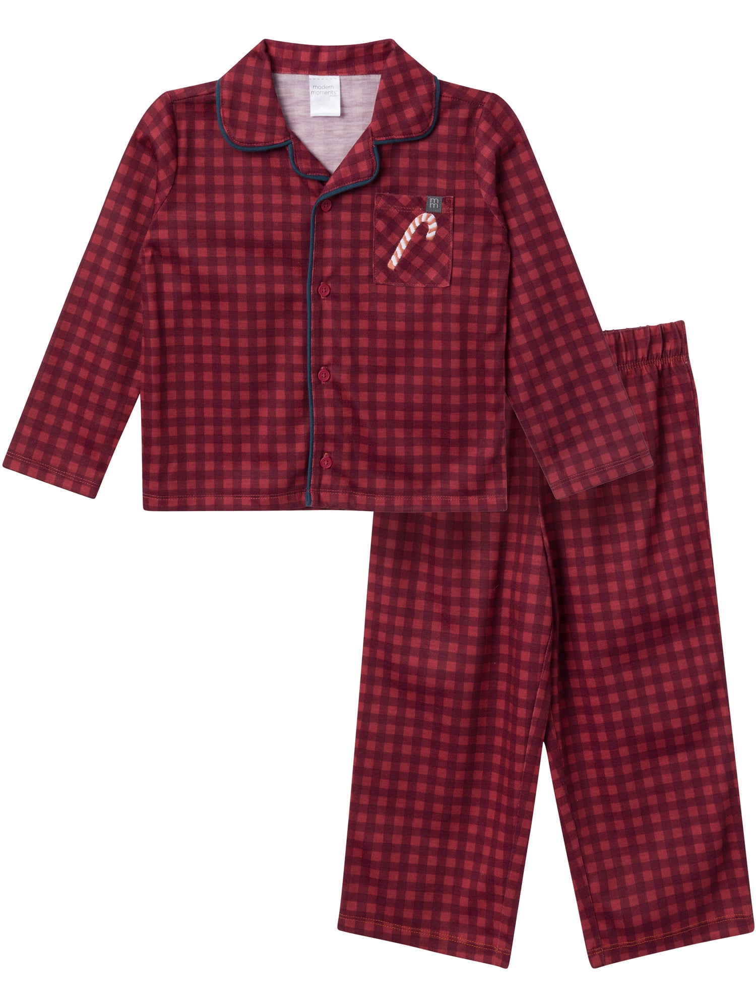Modern Moments by Gerber Christmas Coat Set Pajama, 2-Piece, Sizes 12 Months - 5T