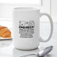 thumbnail image 6 of CafePress - Engineer Funny Definition Mugs - 15 oz Ceramic Large White Novelty Mug, 6 of 6