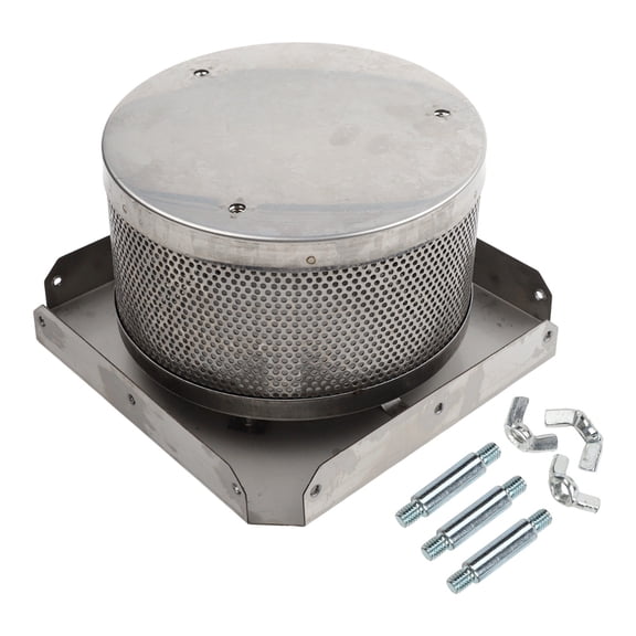 Stainless Steel 4-Sided Pyramid Heater Replace Emitter Screen And Base For Patio