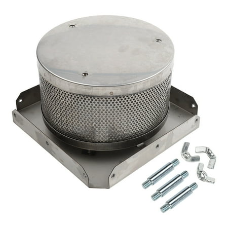 Stainless Steel Pyramid Heater Emitter Screen Base Replacement 7\" x 5.2\" for Outdoor Patio Propane Heaters, 304 SS Double-Cover Mesh, Easy Install