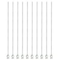 thumbnail image 1 of 10pcs Agujas de Dispensación 16 Gauge 6 Pulgadas Punta Roma Conector Luer para Rellenar Pegamento Aceite Líquidos Espesos Tinta Uso de Laboratorio, Plata, 1 of 6
