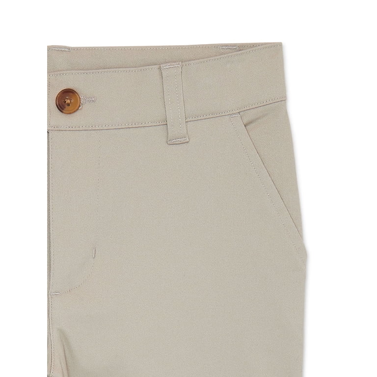 Wonder Nation Boys School Uniform Flat Front Pants photo 3