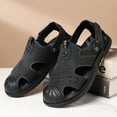 thumbnail image 6 of Men Summer Sport Sandals Athletic Beach Water Hiking Shoes Comfort Breathable Casual Non-slip Indoor Outdoor Sandal, 6 of 13