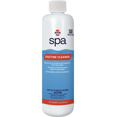 HTH Spa Care Enzyme Cleaner, 16 oz - Liquid Pool & Spa Water Treatment