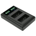 thumbnail image 2 of Chargeur de Batterie de Caméra à Double Affichage, Chargeur de Batterie Durable Noir, Chargeur de Batterie de Caméra à Double Interface, Professionnel pour Batterie de Caméra BLN-1, 2 of 8