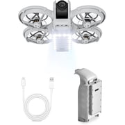 GAEKOL Neo Battery Protector for DJI Neo Accessories, Neo LED Light Landing Gear 2-in-1 Kit