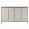 thumbnail image 2 of Veda Wide Dresser, Luxurious Pearl White Wood Finish, 6 Modern Drawers, 2 of 3