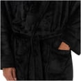 thumbnail image 2 of Bata de Forro Polar Comfort-Soft para Hombre IZOD, Negra, Talla Única, 2 of 3