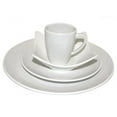 thumbnail image 2 of LCM Home Fashions 4-Piece Dinnerware Set - White, 2 of 2