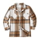 thumbnail image 5 of pstuiky camisas de manga larga para hombre, Camisa tipo cárdigan de manga larga con solapa y botones con estampado a cuadros informal para hombre. tops de invierno para hombre s, 5 of 5