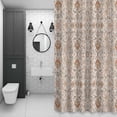 thumbnail image 6 of Boho Vintage 36x78 Inches Waterproof Shower Curtain, Tribal Style Flowers Bath Curtain Set with 12 Hooks Washable Shower Curtains for Bathroom Bathtub Decor, 6 of 9