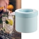 thumbnail image 5 of Molde para cubitos de hielo, bandejas de hielo con tapa, cubo de hielo de silicona grande, máquina para hacer cubitos de hielo redondos para cócteles congelados, más azul cielo, 5 of 12