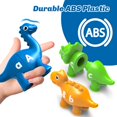 thumbnail image 3 of Learning Toys Edumoteso Dinosaur Alphabet 26 unidades para niños mayores de 18 millones, 3 of 7