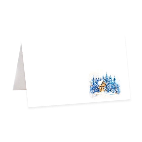 Koyal Wholesale Table Place Cards Winter Table Tent Wedding Seating Name 56 Pack