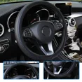 thumbnail image 3 of High-Quality Car Steering Wheel Cover Leather Good Grip 15/37-38Cm Accessories, 3 of 6