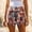 Blue, variant on Shorts for Women Bohemian Front Tie Waist Short Relaxed High Rise Summer Casual Shorts for Everyday Wear Comfortable Elastic Waist Beach Ready Red M