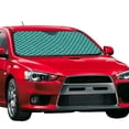 thumbnail image 2 of Bingfone Aquamarine Glitter Car Windshield Sun Shade Protector Keep Your Vehicle Cool Sun Shield Visor Cover Foldable-Medium, 2 of 9