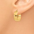 thumbnail image 3 of 14k Yellow Gold Hoop Earrings, 3 of 8