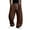 BJ36_Coffee, variant on Dwellite Baggy Sweatpants Men Wide Leg Drawstring Oversized Casual Athletic Y2k Lounge Sweat Jogger Pants with Pockets Pink M