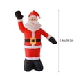 thumbnail image 3 of Inflable aire soplado modelo 2,4 M decoración de Papá Noel para decoración de fiesta de jardín de Navidad, 3 of 6