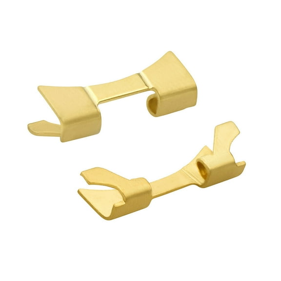 2 - END PIECE  LINK FOR PRESIDENT DAY DATE WATCH BAND 34MM ROLEX 19MM GOLD COLOR