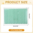 thumbnail image 2 of Uxcell 4pcs Clear Bubble Bags Heart bubble wrapping Pouches Zipper Packing Cushioning Bag(6 x 9 Inch) - Lightweight & Economic, for Mailing Shipping Packaging Storage, Green, 2 of 7