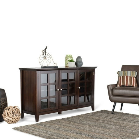 Birch Wide Cabinet - Simpli Home Acadian Wide Storage Cabinet