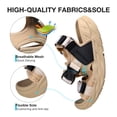 thumbnail image 5 of Camel Crown Women's Hiking Sandals Arch Support Casual Summer Outdoor Beach Sandals Open Toe Athletic Shoes Outdoor Khaki, 5 of 6