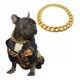 thumbnail image 1 of Cadena Para Perros Tipo Cubana Color Dorado Tipo Castigo, 1 of 8