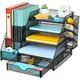 thumbnail image 1 of Organizador de Escritorio, Archivero con 5 Niveles para Documentos y Accesorios de Oficina, 1 of 4
