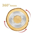 thumbnail image 3 of LEEYNEER Turntable Base Display Shelves Swivel Base Furniture Base Rotating Dial Lazy Susan Replacement Parts, 3 of 6