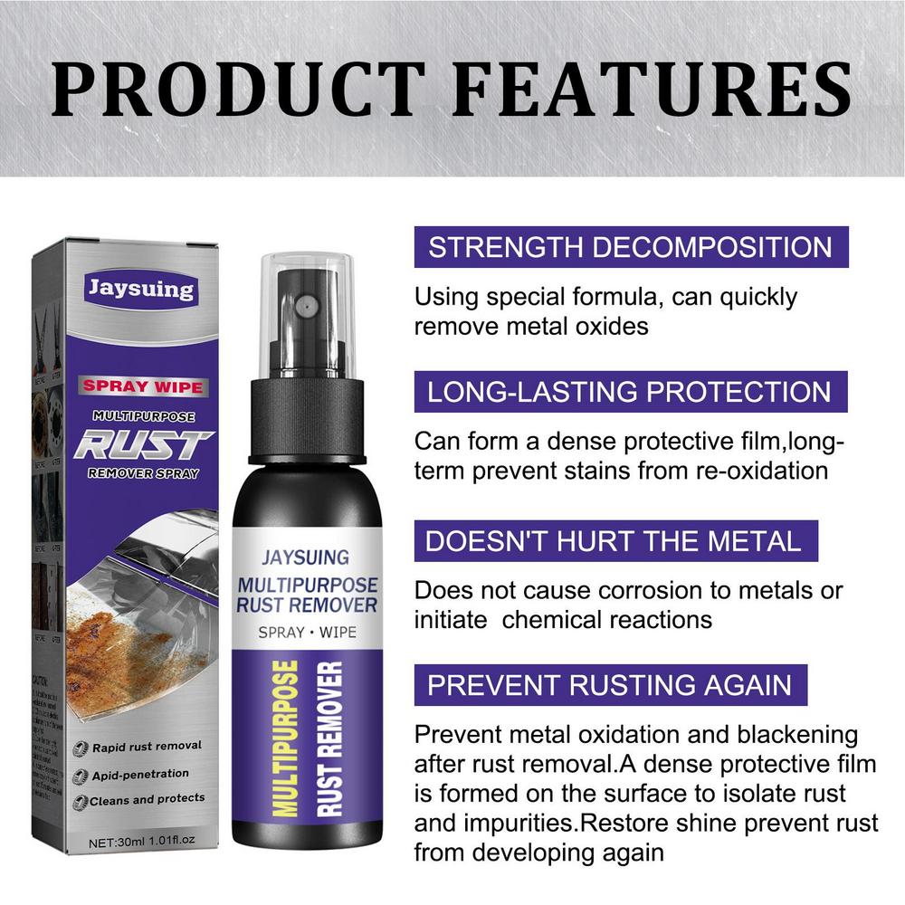 Tohuu Rust Remover for Stainless Steel Spray Rust Stain Remover Remove