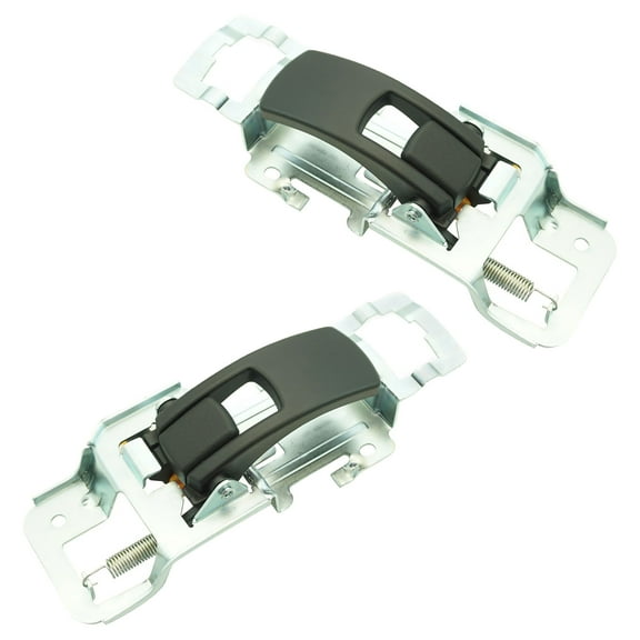 TRQ Door Handle Interior Inside Black Set of 2 Front or Rear for Chevy Pontiac DHA37422 Fits select: 2005-2009 CHEVROLET EQUINOX, 2006-2009 PONTIAC TORRENT